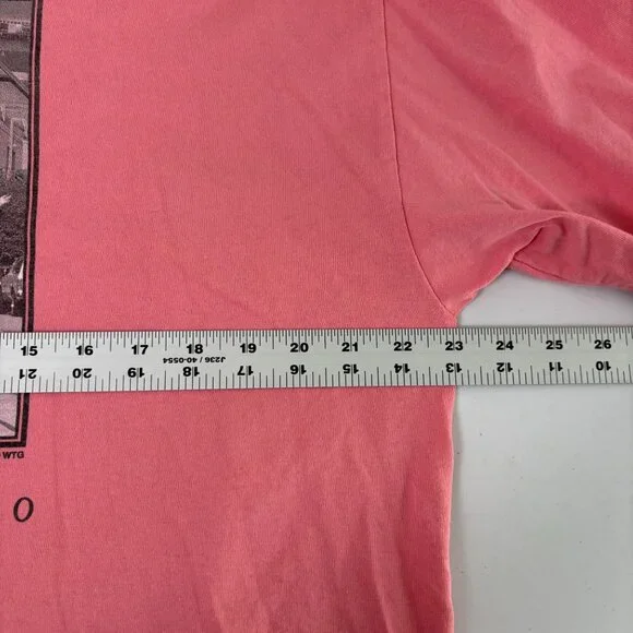TSC West Heavy Weight T Shirt San Francisco Cable Car Size XL Pink Cotton - Picture 9 of 11
